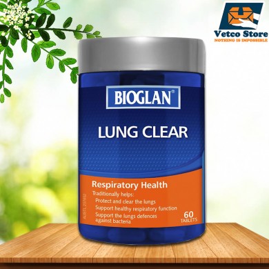 Viên Uống Bổ Phổi Bioglan Lung Clear Hộp 60 viên